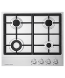 Fisher & Paykel CG604DNGX1 4 Burner 60cm Gas Hob - Stainless Steel