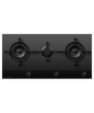 Fisher & Paykel CG903DNGGB4 90cm Gas Hob - Black Glass