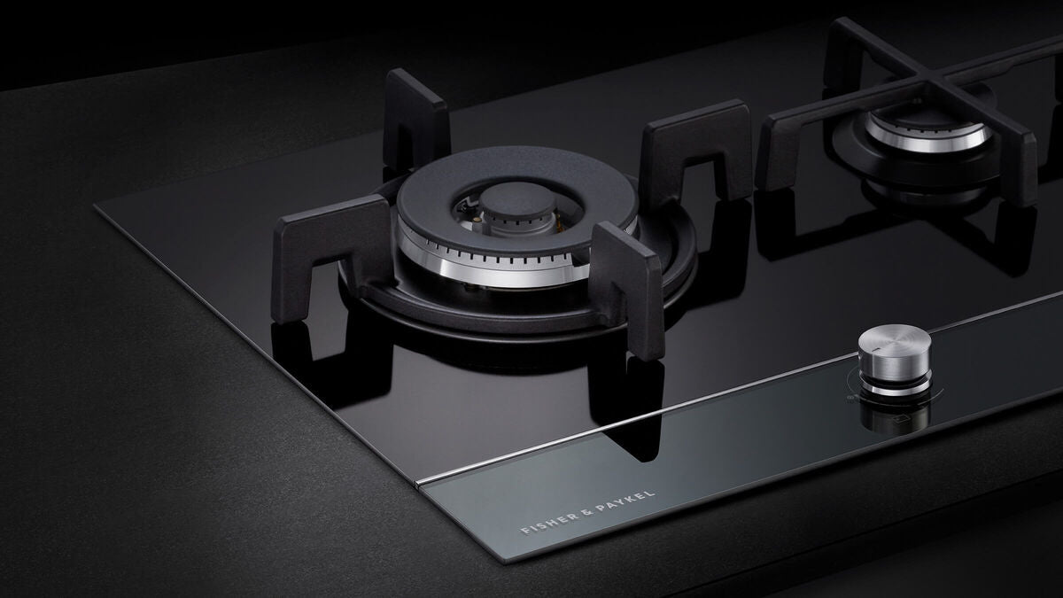 Fisher & Paykel CG905DNGGB4 90cm Gas Hob - Black Glass