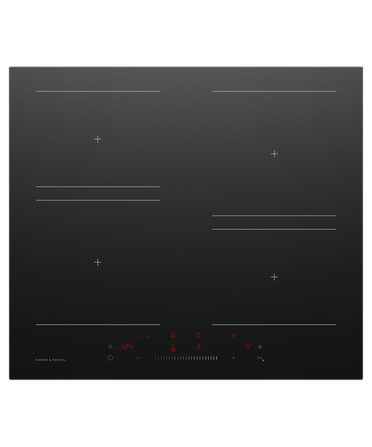 Fisher & Paykel CI604CTB2 4 Zone Induction Hob - Black