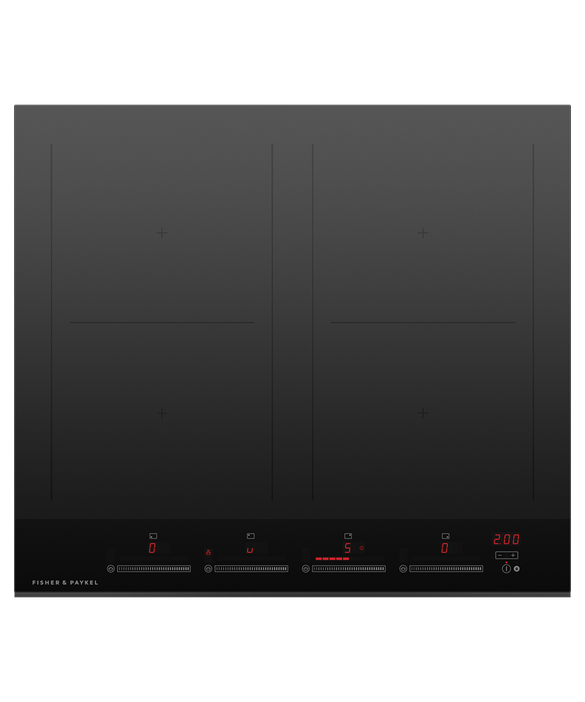 Fisher & Paykel CI604DTB4 60cm Induction Hob - Black Glass