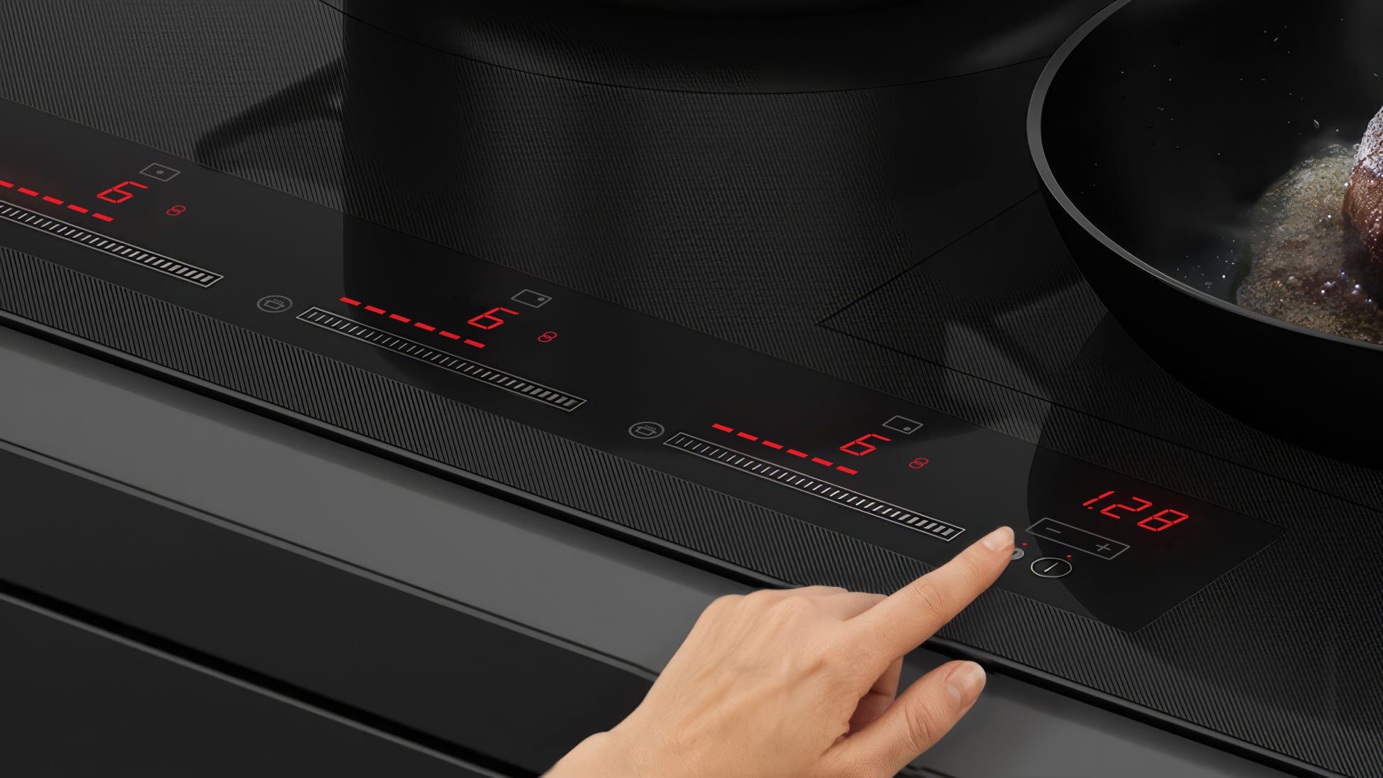 Fisher & Paykel CI604ZZDTB5 4 Zone Induction Hob - Black