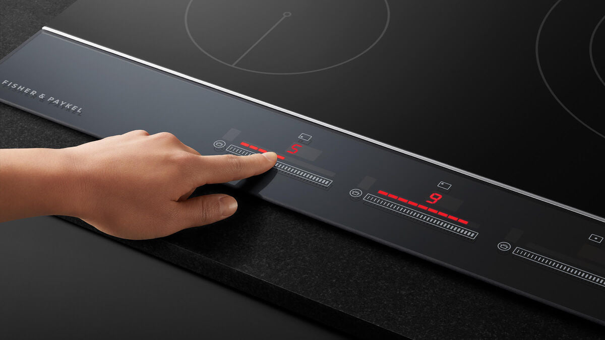 Fisher & Paykel CI804CTB1 80cm 4 Zone Induction Hob - Black Glass