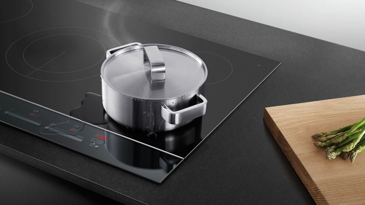 Fisher & Paykel CI904CTB1 90cm 4 Zone Induction Hob - Black Glass
