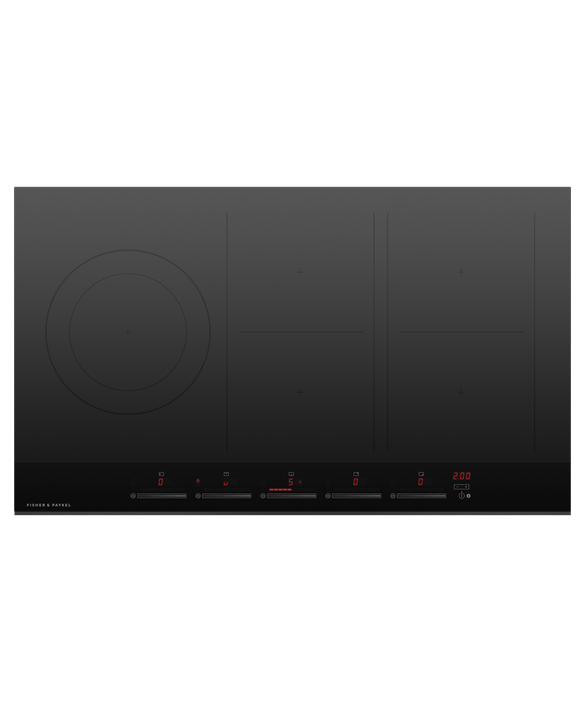 Fisher & Paykel CI905DTB4 90cm Induction Hob - Black Glass