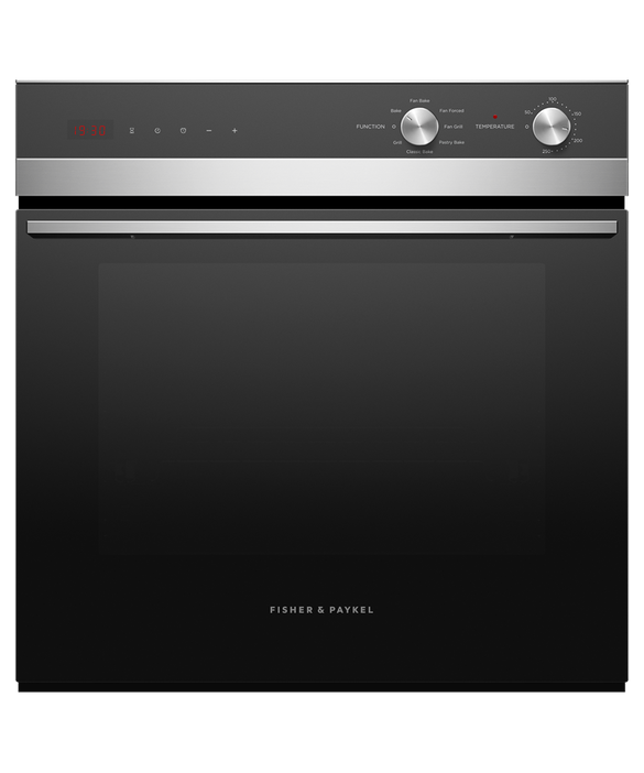 Fisher & Paykel OB60SC7CEX3 Built In Electric Single Oven - Black / Stainless Steel