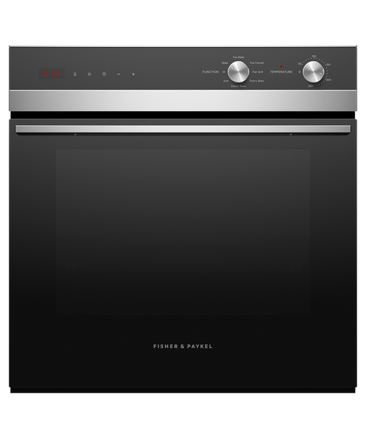 Fisher & Paykel OB60SC7CEX3 Built In Electric Single Oven - Black / Stainless Steel
