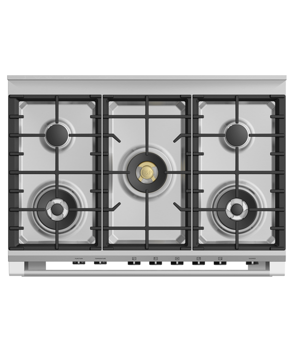 Fisher&Paykel OR90SCG6B1 90cm Dual Fuel Pyrolytic Cooker - Black