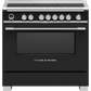 Fisher & Paykel OR90SCI6B1 90cm 5 Zone Induction Pyrolytic Cooker - Black