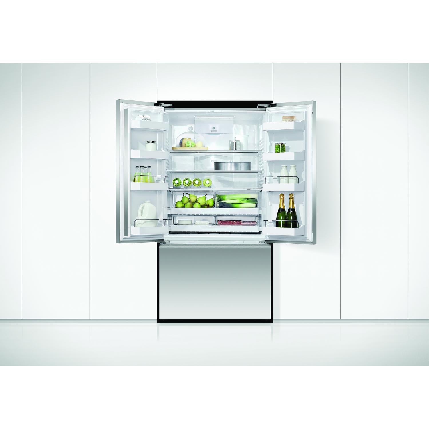 Fisher & Paykel RF540ANUX6 90cm 70/30 Frost Free American Fridge Freezer - Stainless Steel