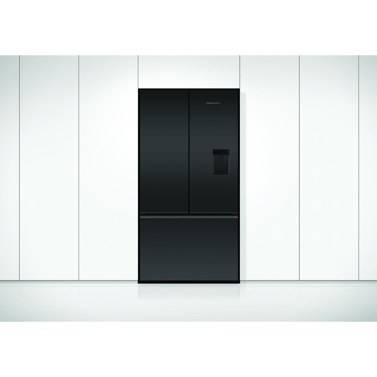 Fisher & Paykel RF540AZUB6 90cm 70/30 Frost Free American Fridge Freezer - Black Stainless Steel