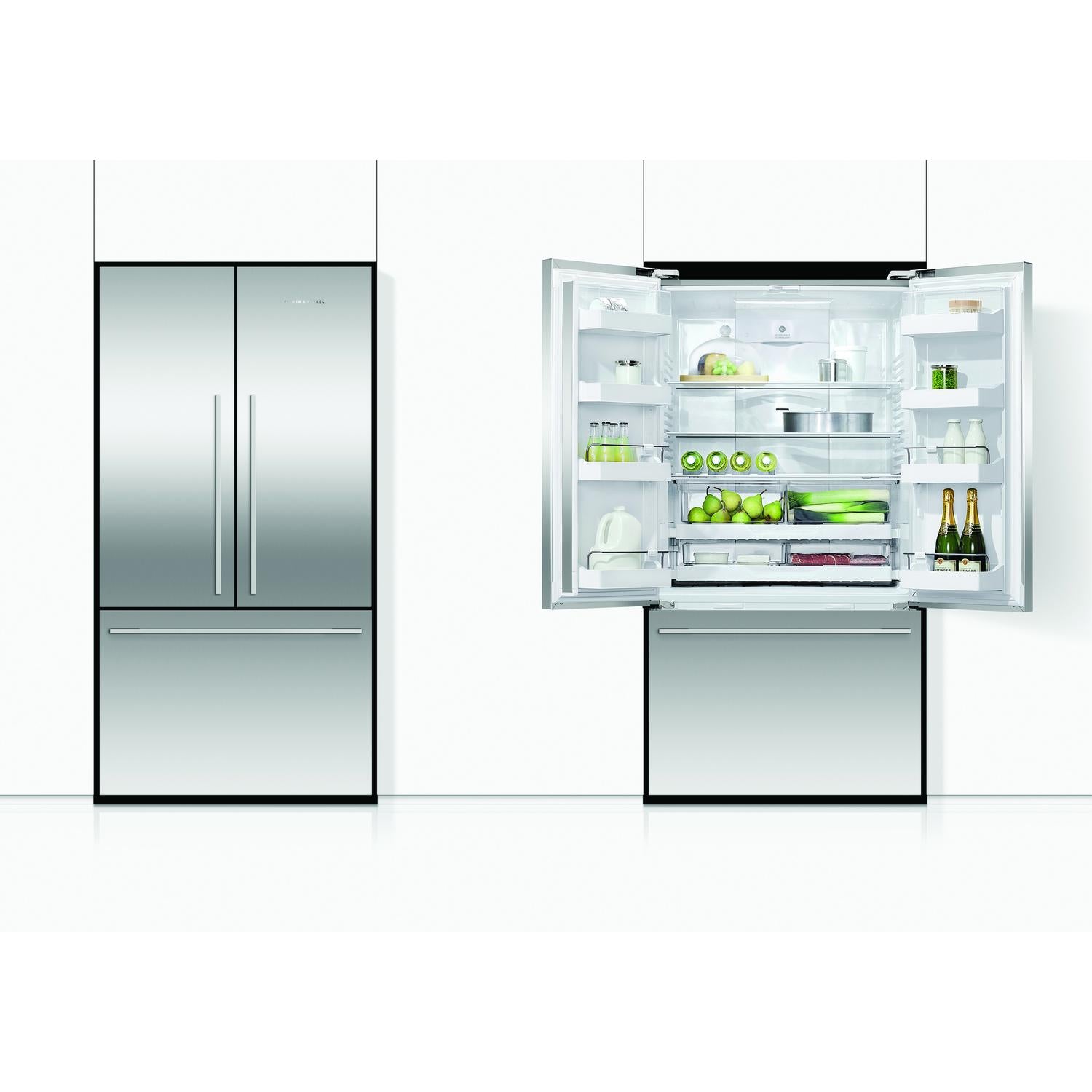Fisher & Paykel RF610ADX6 90cm Frost Free American Fridge Freezer - Stainless Steel