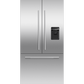 Fisher & Paykel RS80AU3 Integrated French Door Fridge Freezer Plumbed With Ice Maker