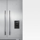 Fisher & Paykel RS90AU3 90cm Integrated Frost Free French Door American Fridge Freezer