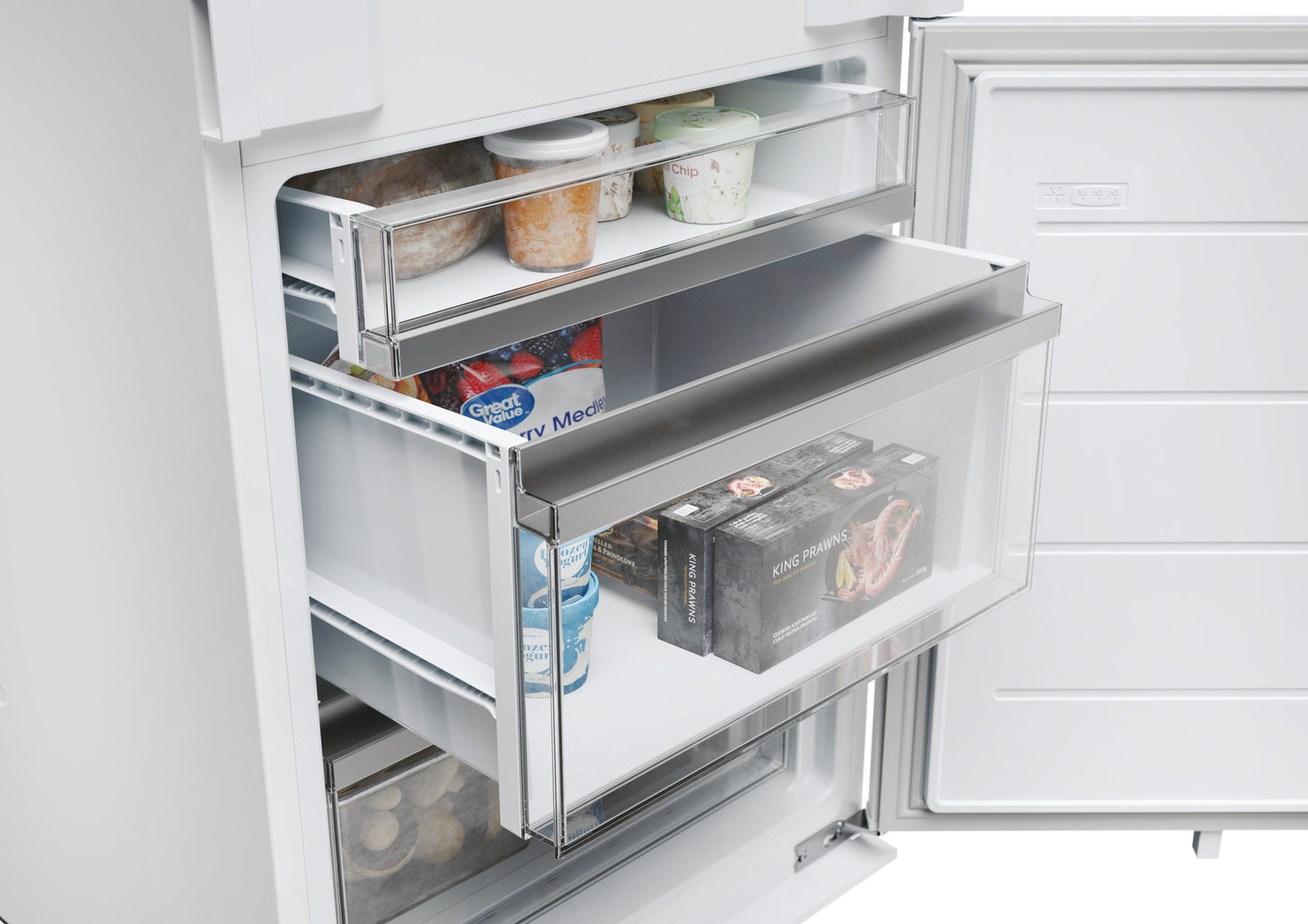 Haier HBW7518CTK Built In 70/30 Combi Fridge Freezer
