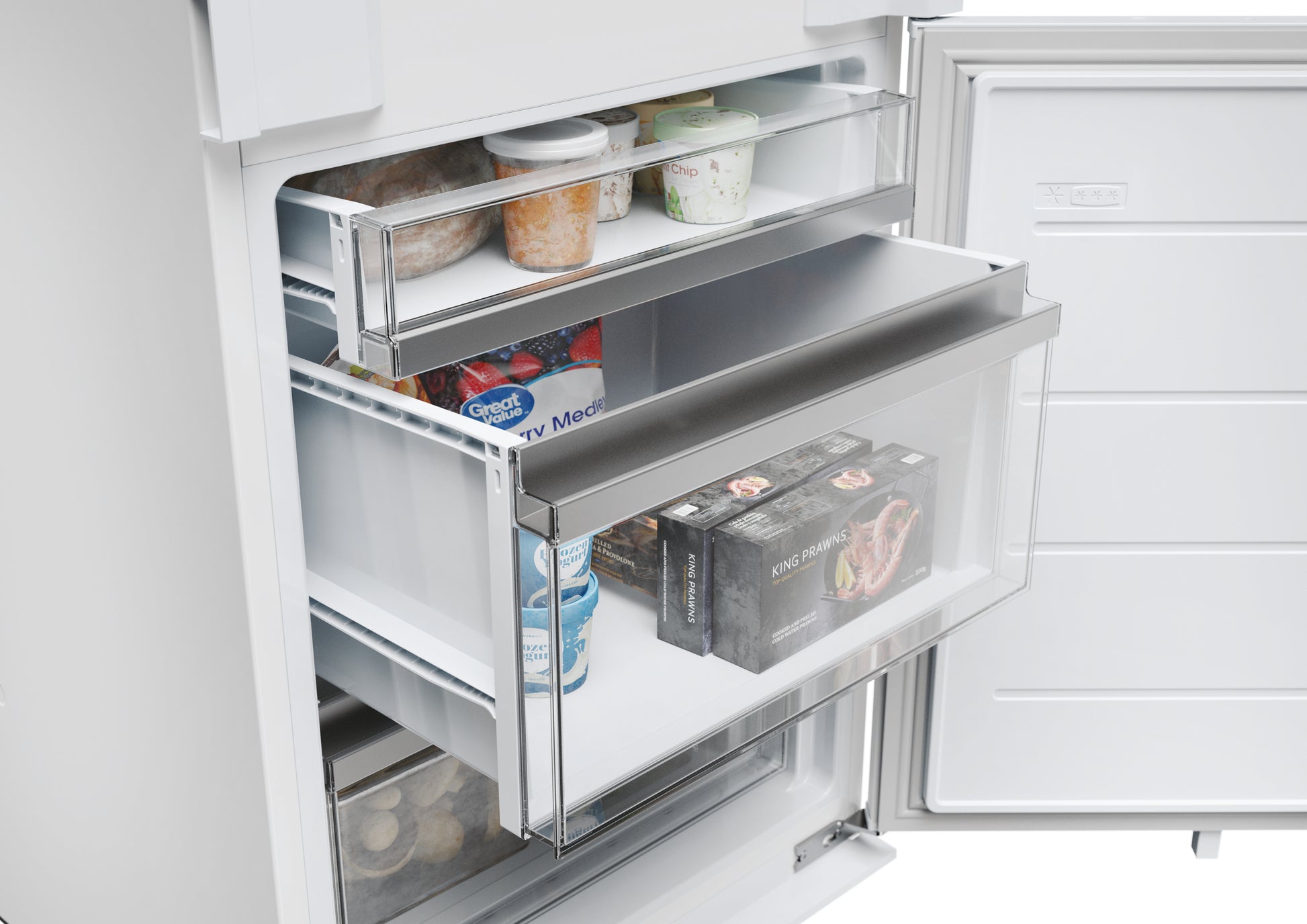 Haier HBW7518CTK Built In 70/30 Combi Fridge Freezer