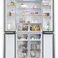 Haier HCR3818ENMM 83.3cm 60/40 Frost Free Multi Door Fridge Freezer - Inox