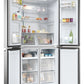 Haier HCR3818ENMM 83.3cm 60/40 Frost Free Multi Door Fridge Freezer - Inox