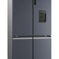 Haier HCR5919EHMB 90cm 60/40 Frost Free American Fridge Freezer - Brushed Black