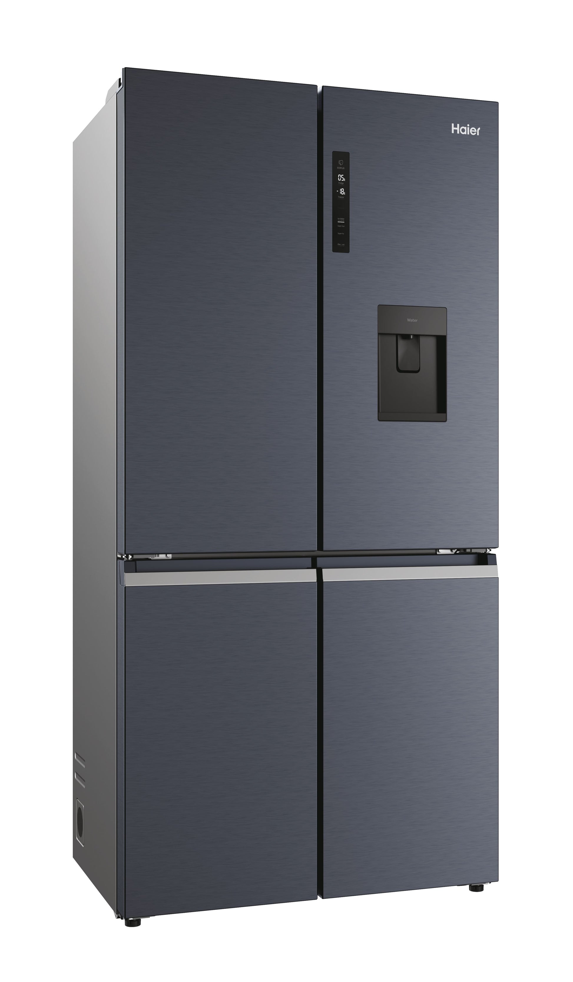 Haier HCR5919EHMB 90cm 60/40 Frost Free American Fridge Freezer - Brushed Black