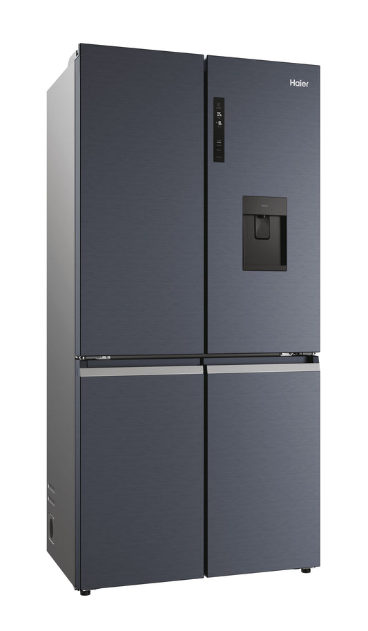 Haier HCR5919EHMB 90cm 60/40 Frost Free American Fridge Freezer - Brushed Black