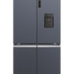 Haier HCR5919EHMB 90cm 60/40 Frost Free American Fridge Freezer - Brushed Black