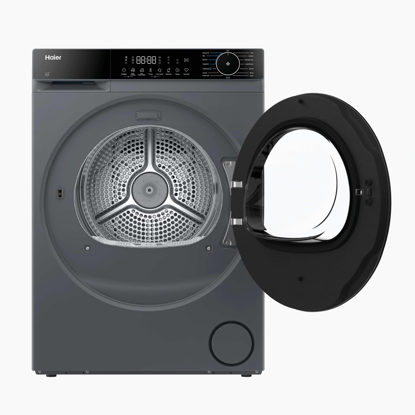 Haier HD90-D357U1G-UK 9kg Heat Pump Tumble Dryer - Graphite