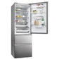 Haier HTW5618EWMG 60/40 Fridge Freezer - Silver