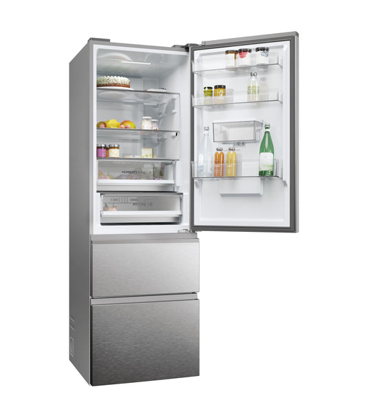 Haier HTW5618EWMG 60/40 Fridge Freezer - Silver