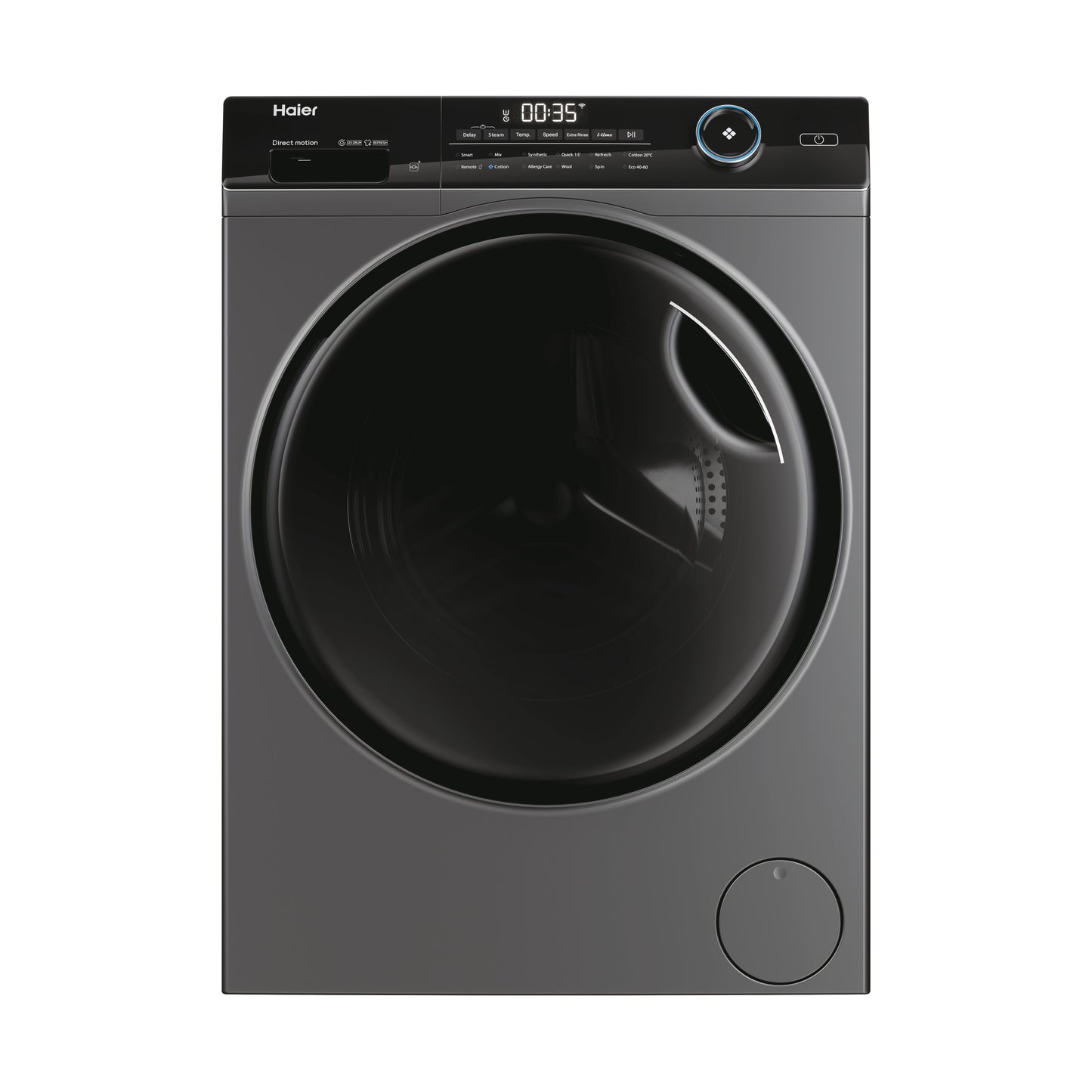 Haier HW100B14959S8U1 10kg 1400 Spin Washing Machine - Graphite