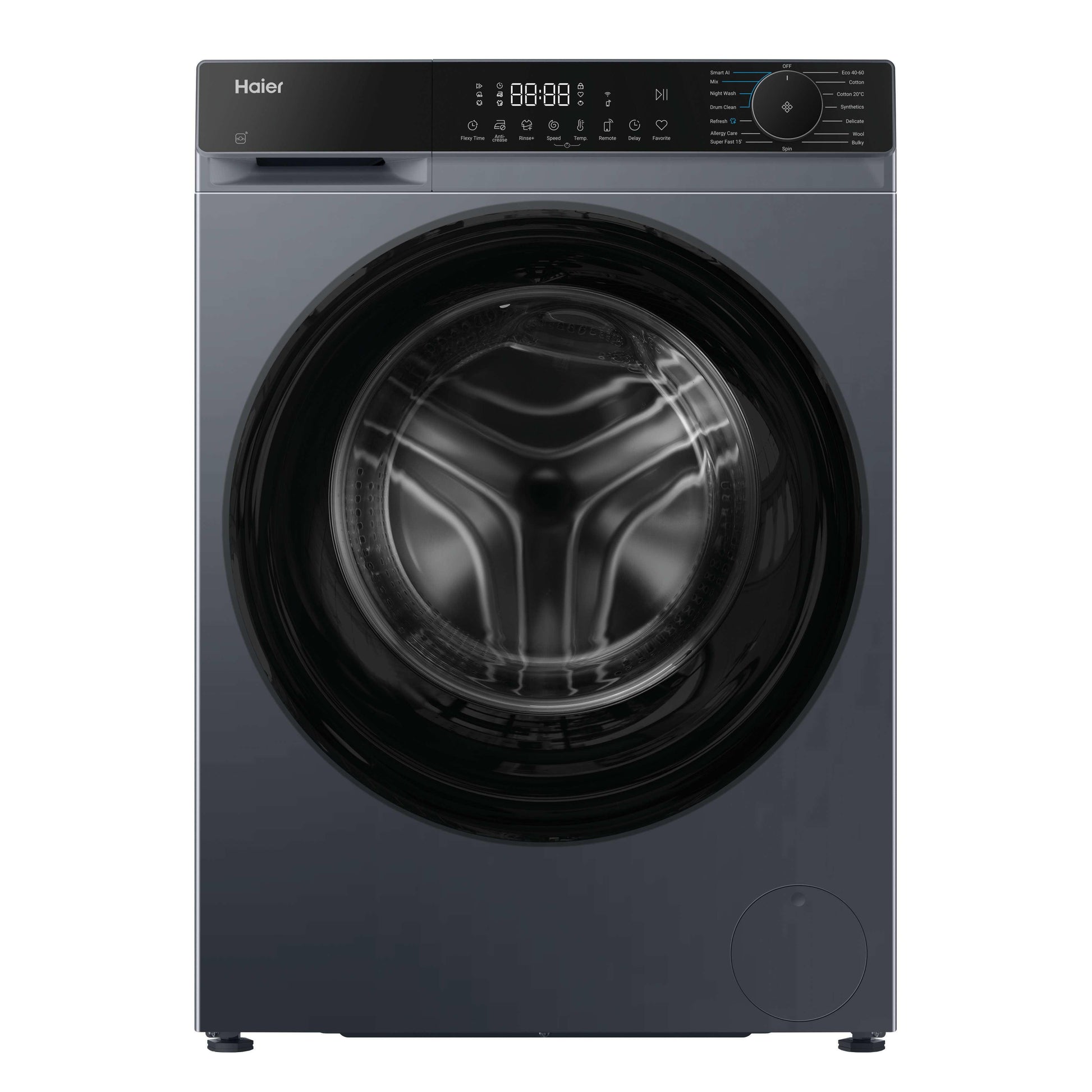 Haier HW100BP14357GUUK 10kg 1400 Spin Washing Machine - Graphite