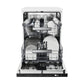 Haier XF 5C7M0W-80 Dishwasher - White - 15 Place Settings