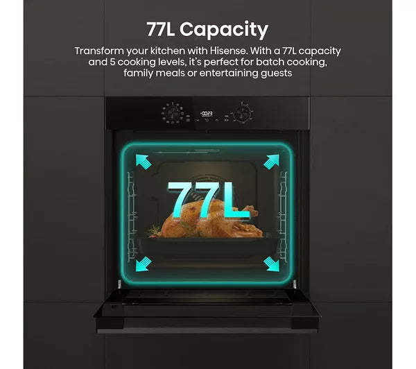 Hisense BI622ABPGUK  Built In Electric Single Steam