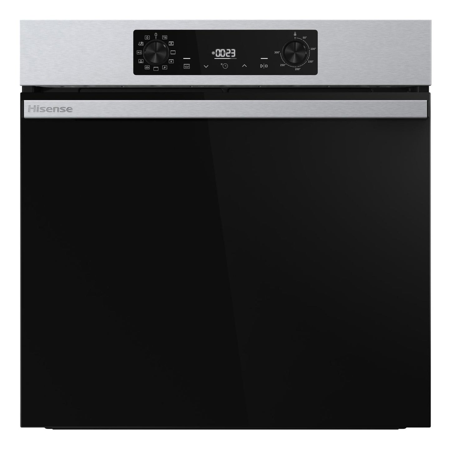 Hisense BI622AXPGUK 59.5cm Built In Electric Single Oven - Black & Stainless Steel