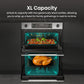 Hisense BUD714221CX 594cm Built Under Electric Double Oven - Black & Stainless Steel