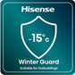 Hisense FUV124D4AWE Integrated Under Counter Freezer with Fixed Door Fixing Kit