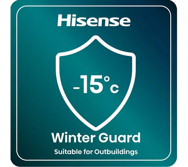 Hisense FUV124D4AWE Integrated Under Counter Freezer with Fixed Door Fixing Kit
