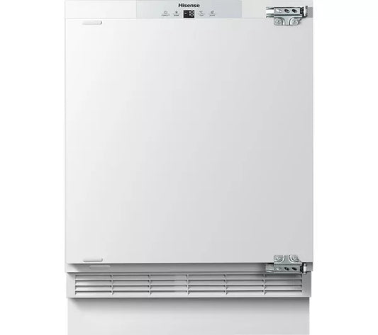 Hisense FUV124D4AWE Integrated Under Counter Freezer with Fixed Door Fixing Kit