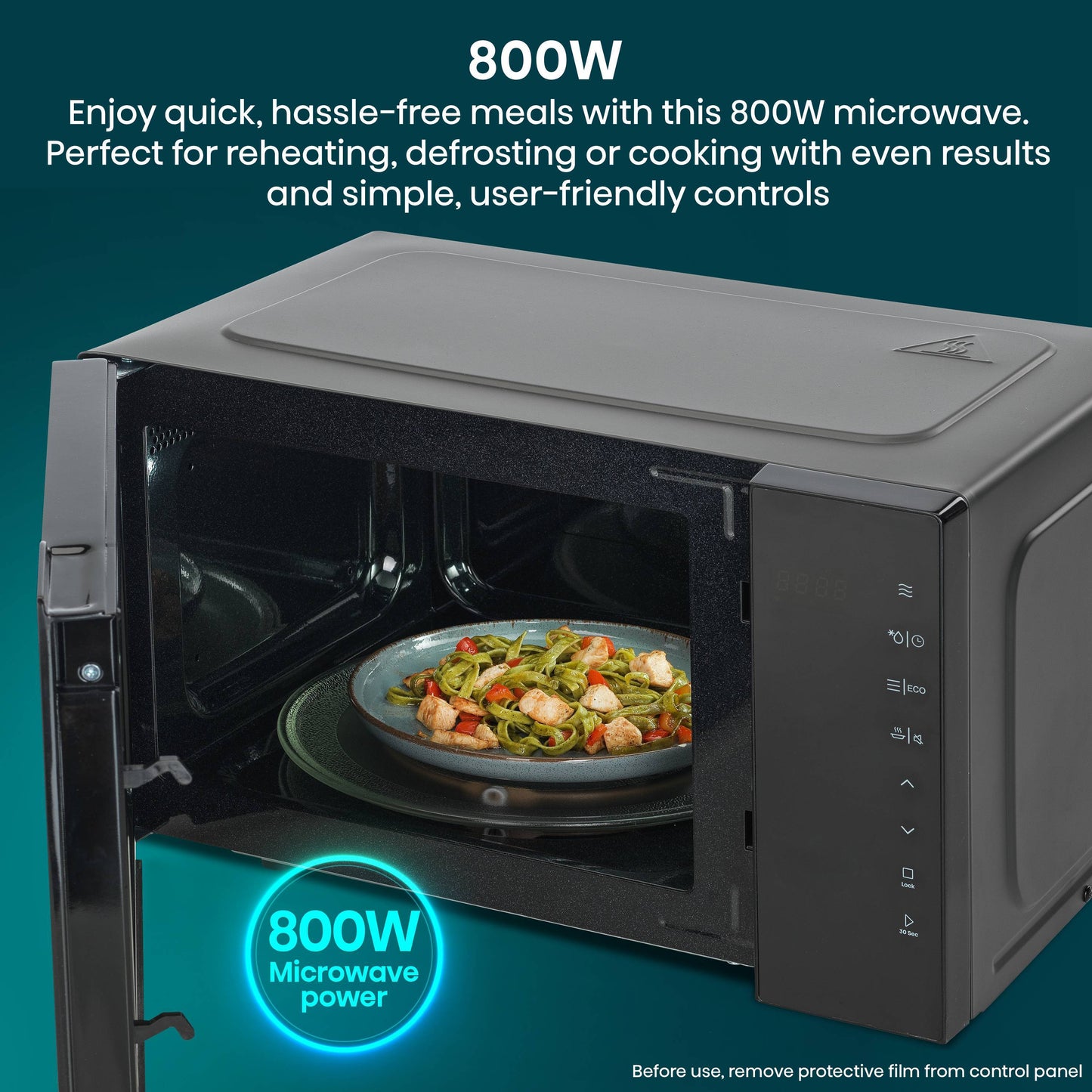 Hisense H23MOBS5H4UK 23 Litres Solo Microwave - Black