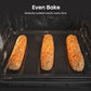 Hisense HDCEC5C10B 50cm Double Oven Electric Cooker with Ceramic Hob - Black