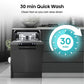 Hisense HS523E15BUK Slimline Dishwasher - Black - 10 Place Settings