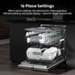 Hisense HV16AUK Full-Size Fully Integrated Dishwasher - 16 Place Settings