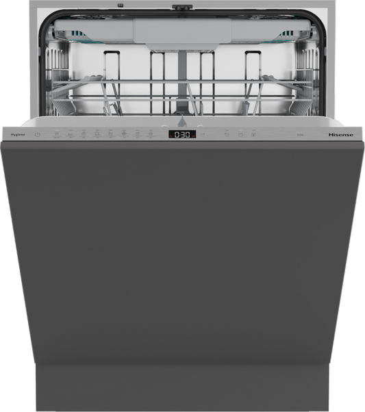 Hisense HV663A60UK Full-Size Fully Integrated Dishwasher - 16 Place Settings