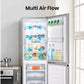 Hisense RB327N4BCE 50/50 Total No Frost Fridge Freezer - Stainless Steel