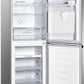 Hisense RB327N4WCE 50/50 Total No Frost Fridge Freezer - Stainless Steel