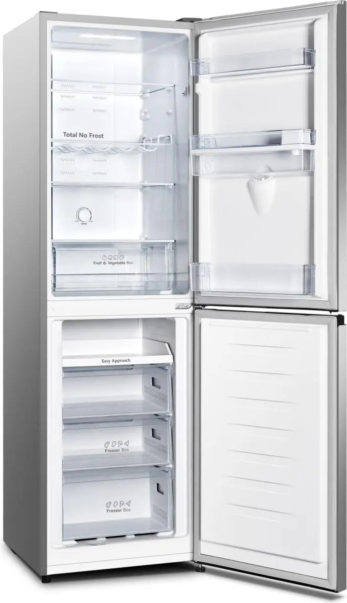 Hisense RB327N4WCE 50/50 Total No Frost Fridge Freezer - Stainless Steel