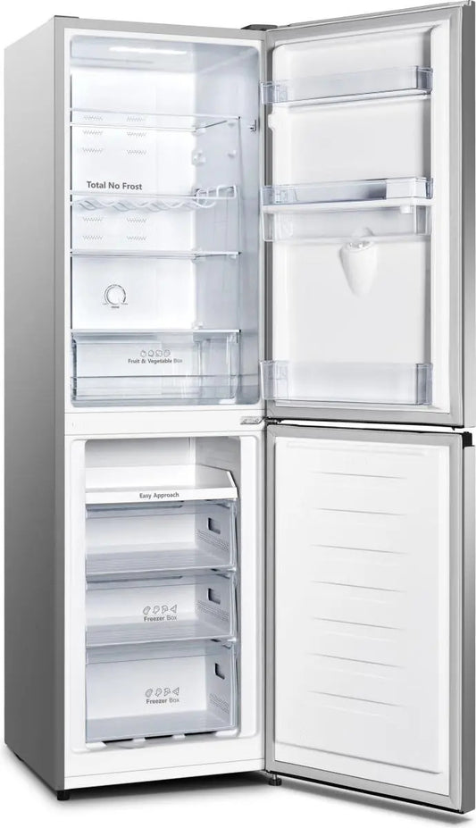 Hisense RB327N4WCE 50/50 Total No Frost Fridge Freezer - Stainless Steel