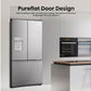 Hisense RF815N4SESE Total No Frost Plumbed American Fridge Freezer - Silver