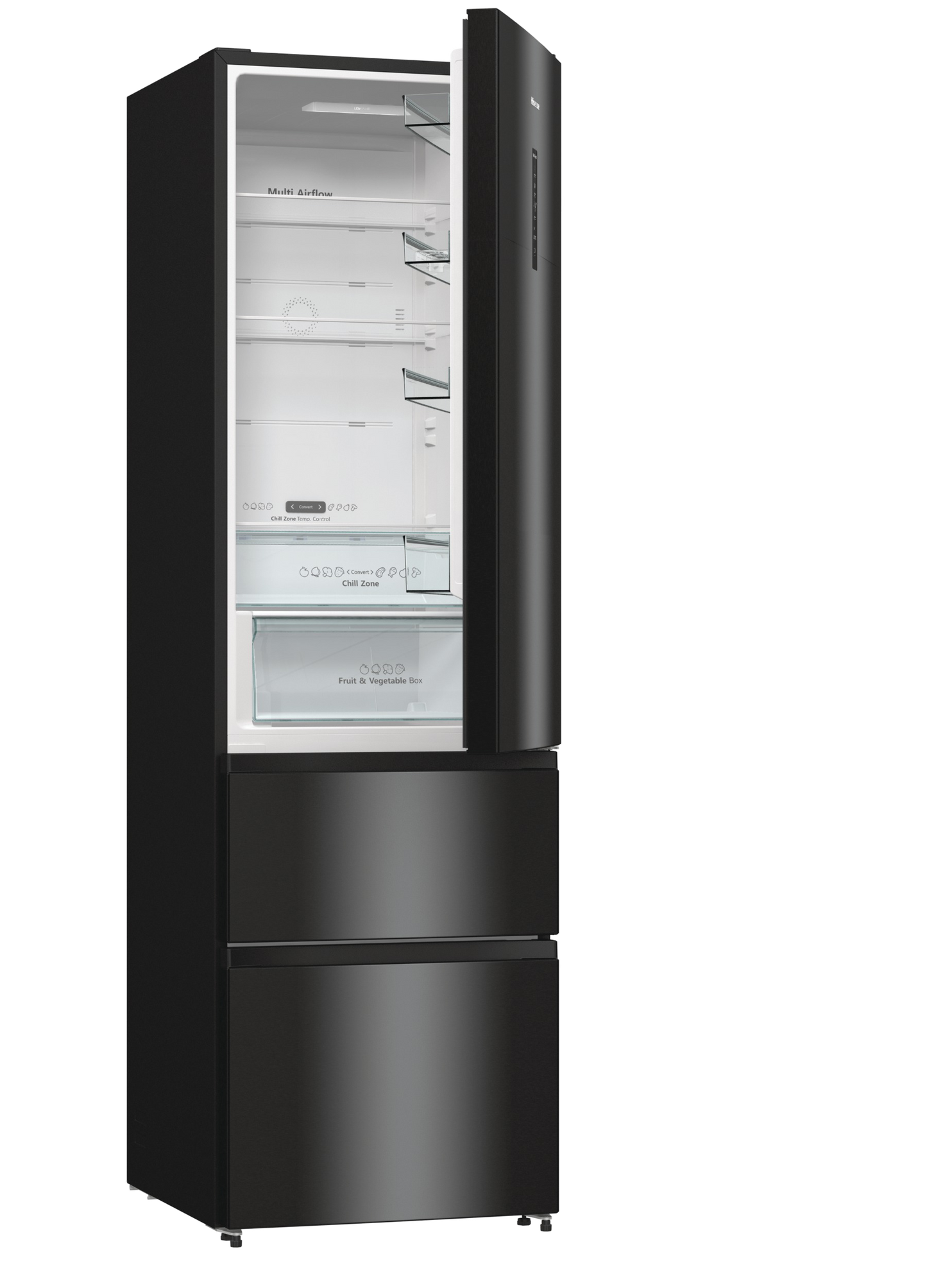 Hisense RM469N4AFDUK 60cm 60/40 Frost Free Fridge Freezer - Black