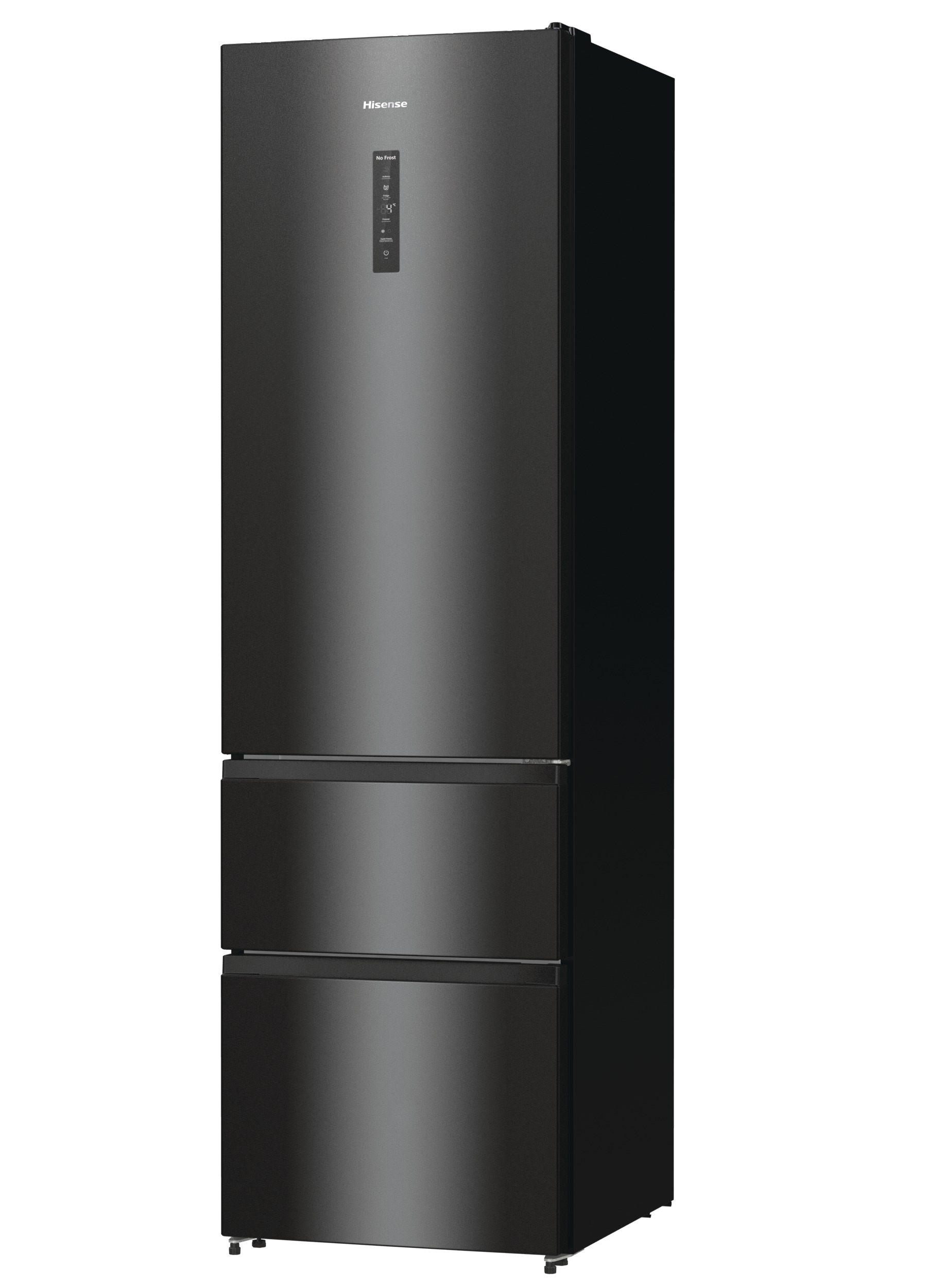 Hisense RM469N4AFDUK 60cm 60/40 Frost Free Fridge Freezer - Black